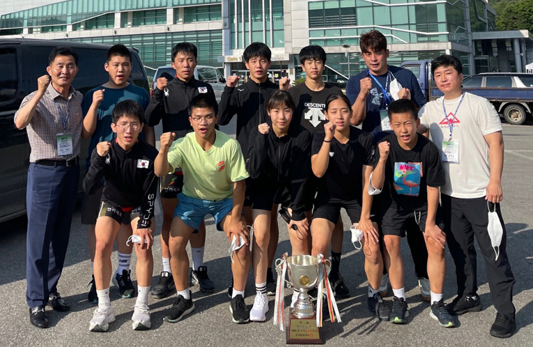전북체육중·고등학교 레슬링 선수들/사진=전북체육중.고등학교 제공